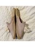 Soludos 100% Suede Solid Pink Purple Flats Size 7 - photo 7