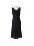 Jkara 100% Polyester 100% Polyester Floral Black Cocktail Dress Size 8 - photo 1