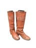FRYE 100% Leather Aztec Or Tribal Print Tan Ankle Boots Size 7 - photo 1
