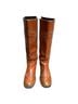 FRYE 100% Leather Aztec Or Tribal Print Tan Ankle Boots Size 7 - photo 4