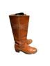 FRYE 100% Leather Aztec Or Tribal Print Tan Ankle Boots Size 7 - photo 5