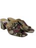 Nine West Snake Print Multi Color Sandals Size 8 1/2 - photo 1