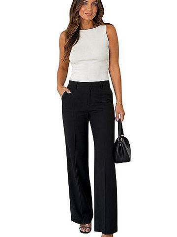 Vince. Mid-Rise Tailored Flare Pant Dress Pants (view 1)