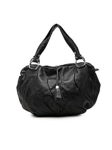 Céline Calfskin Pleated Bittersweet Hobo (view 1)