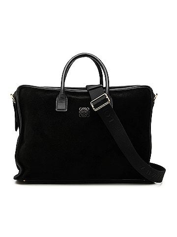 Loewe Suede Amazona Business Bag (view 1)