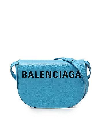Balenciaga Grained Calfskin Logo Ville Day Crossbody XS (view 1)