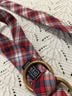 Polo 100% Fabric Plaid Red Blue White Belt One size - photo 3