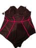 Torrid Black Pink One Piece Swimsuit Size 6 - photo 2