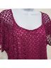 DressBarn 100% Polyester Floral Pink T-Shirt Size L - photo 5