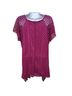 DressBarn 100% Polyester Floral Pink T-Shirt Size L - photo 2