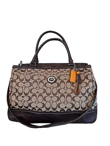 Coach large carryall tote Leather Satchel (view 1)