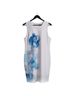 Donna Karan Active Floral Blue White Cocktail Dress Size 24 - photo 2