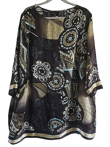 Citron Santa Monica Collection citron Santa Monica 3/4 Sleeve Silk Top (view 1)