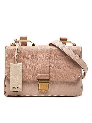 Miu Miu Bicolor Goatskin Madras Crossbody (view 1)
