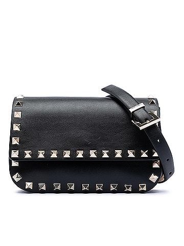 Valentino Leather Rockstud Belt Bag (view 1)