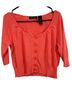 Axcess Solid Orange Cardigan Size L - photo 1