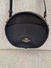 Coach 100% Leather Black Gold Crossbody Bag One size - photo 6
