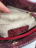 Michael Kors Snake Print Red Leather Satchel One size - photo 8