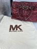 Michael Kors Snake Print Red Leather Satchel One size - photo 11