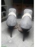 Zara White Gray Heels Size 9 - photo 3