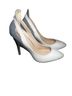Zara White Gray Heels Size 9 - photo 1