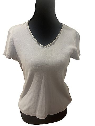 Basic Editions Short Sleeve Blouse (view 1)
