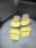 BCBGeneration Yellow Heels Size 9 - photo 3