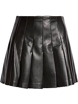 Alice + Olivia Leather Skirt