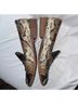 Madewell 100% Leather Snake Print Multi Color Flats Size 9 1/2 - photo 4