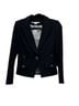 Veronica Beard 63% Polyester 27% Viscose 7% Cotton 3% Elastane 100% Polyester Black Blazer Size 2 - photo 2