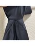 Ramy Brook 100% Polyester 4% Spandex Black Casual Dress Size 0X - photo 4
