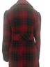 Steve Madden 25% Polyester 100% Wool Plaid Red Black Coat Size M - photo 2