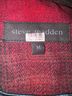 Steve Madden 25% Polyester 100% Wool Plaid Red Black Coat Size M - photo 3