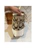 Coach Graphic Solid Brown Ivory Tote One size - photo 9