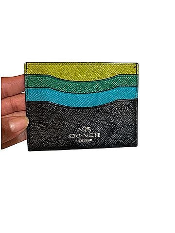Coach Wave Leather Card Holder (view 1)