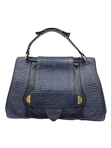 Marc Jacobs Navy Calfskin Thompson Leather Tote (view 1)