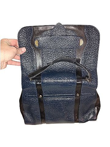 Marc Jacobs Navy Calfskin Thompson Leather Tote (view 2)