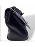 Marc Jacobs Color Block Solid Jacquard Blue Black Tan Leather Tote One size - photo 6