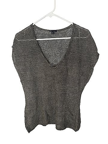 Lafayette 148 New York Short Sleeve Blouse (view 1)