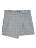 Madewell Plaid Gray Blue Casual Skirt Size 14 - photo 4