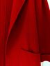 Ellen Tracy 100% Wool Red Trenchcoat Size L - photo 6