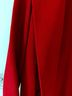 Ellen Tracy 100% Wool Red Trenchcoat Size L - photo 4