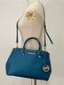 Michael Kors 100% Leather Solid Teal Satchel One size - photo 4