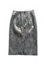 J.Crew 54% Polyester 46% Metallic Fiber 100% Polyester Floral Multi Color Formal Skirt Size 4 - photo 2