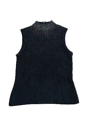 Papell Boutique Evening Angora Sleeveless Top (view 1)