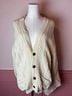 wool& 100% Wool Camo Ivory Wool Cardigan Size L - photo 5