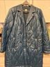 SIGRID OLSEN for J. JILL 100% Nylon 100% Polyester Solid Teal Coat Size L - photo 8