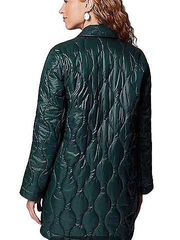 SIGRID OLSEN for J. JILL Quilted Longline Puffer Jacket Coat (view 2)