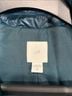 SIGRID OLSEN for J. JILL 100% Nylon 100% Polyester Solid Teal Coat Size L - photo 3