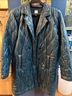 SIGRID OLSEN for J. JILL 100% Nylon 100% Polyester Solid Teal Coat Size L - photo 7